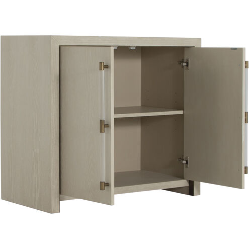 Winford Cerused White / Stained Gold Cabinet