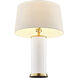 Melissa 29.13 inch 100.00 watt Blanc de Blanc Table Lamp Portable Light, By Coco & Dash