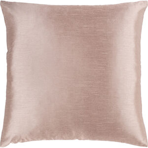 Solid Luxe 18 X 18 inch Dusty Pink Pillow Kit, Square