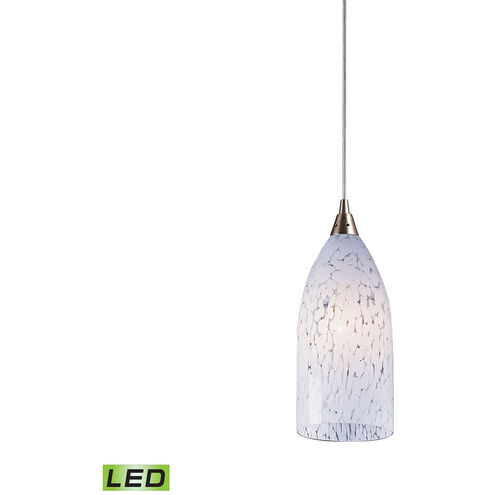 Ogunquit LED 5 inch Satin Nickel Mini Pendant Ceiling Light
