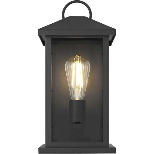 Neil 1 Light 15 inch Black Outdoor Wall Sconce