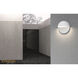 Mezza Cupola LED 5 inch Textured White ADA Sconce Wall Light