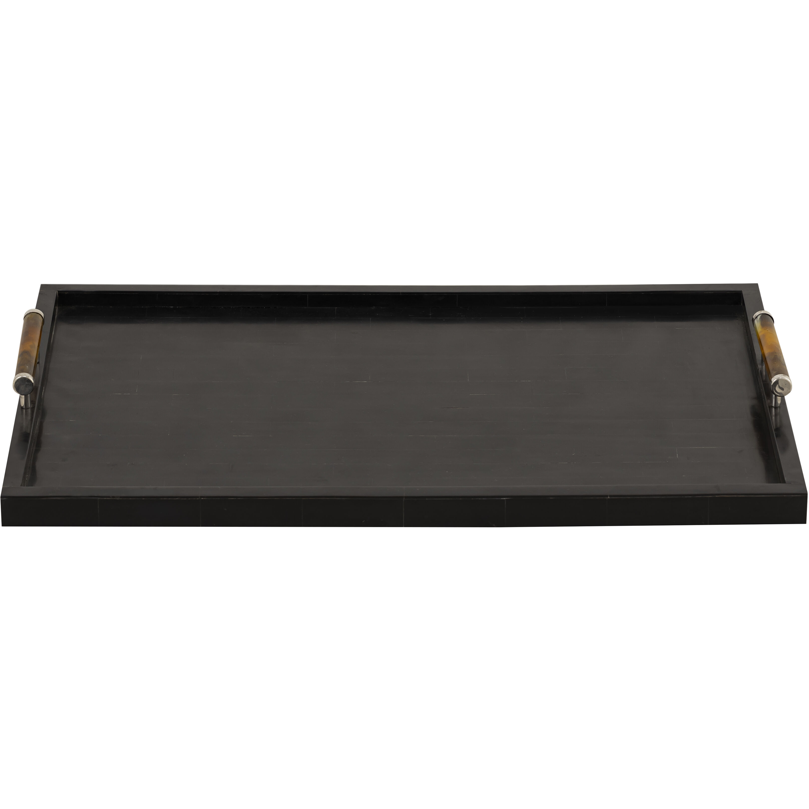 Ebony Black with Natural and Nickel Tray
