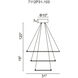 Chalice LED 31 inch White Chandelier Ceiling Light