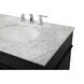 Park Avenue 72 X 22 X 35 inch Black Vanity Sink Set
