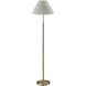 Jeremy 60.75 inch 100.00 watt Antique Brass Floor Lamp Portable Light, Simplee Adesso