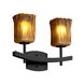 Veneto Luce LED 15.5 inch Dark Bronze Bath Bar Wall Light in 1400 Lm LED, Amber (Veneto Luce), Cylinder with Rippled Rim, Archway
