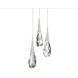 Beyond Hibiscus 3 Light 12.00 inch Pendant