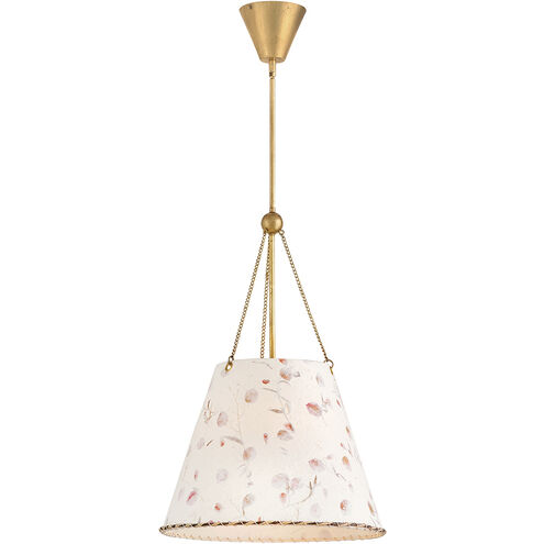 Primrose 3 Light 20.25 inch Distressed Brass Pendant Ceiling Light, Large