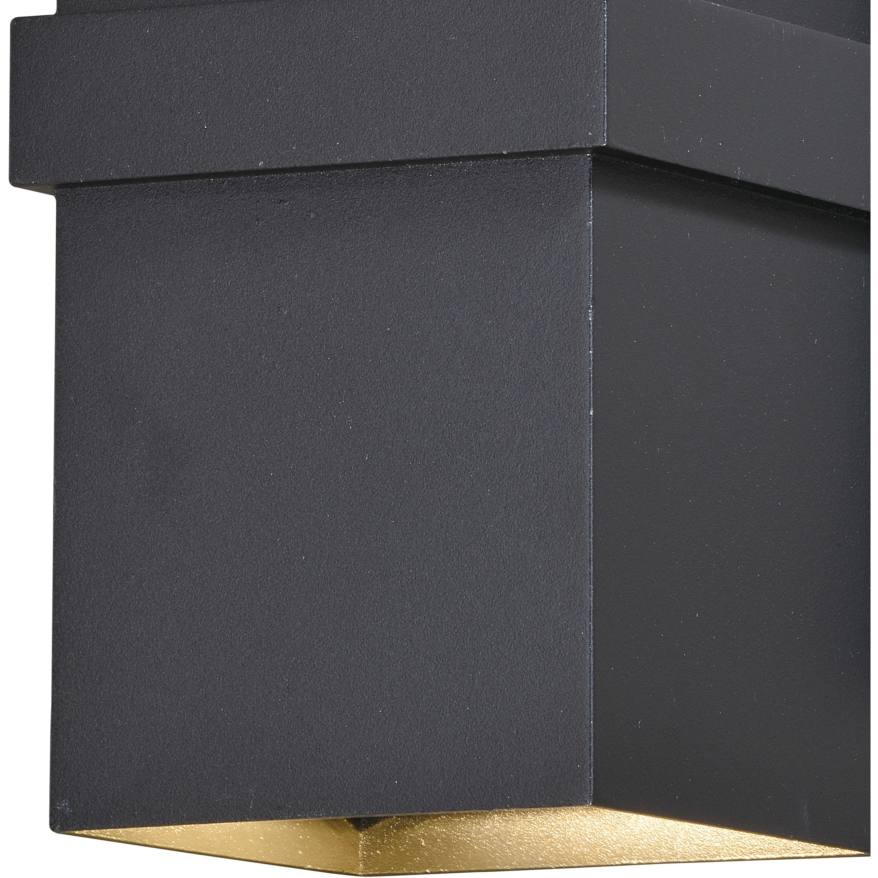 Lavage LED 7 inch Textured Black Outdoor Wall