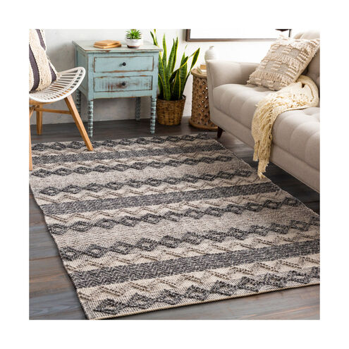 Farmhouse Neutrals 60 X 36 inch Black/Medium Gray/Cream Rugs