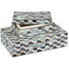 Ezra 8 inch Blue and Natural Boxes, Set of 2