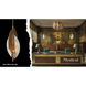 Saint Martin 4 Light 14 inch Ashen Gold Pendant Ceiling Light