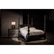 Brancusi Hand Rubbed Black Bed, Queen
