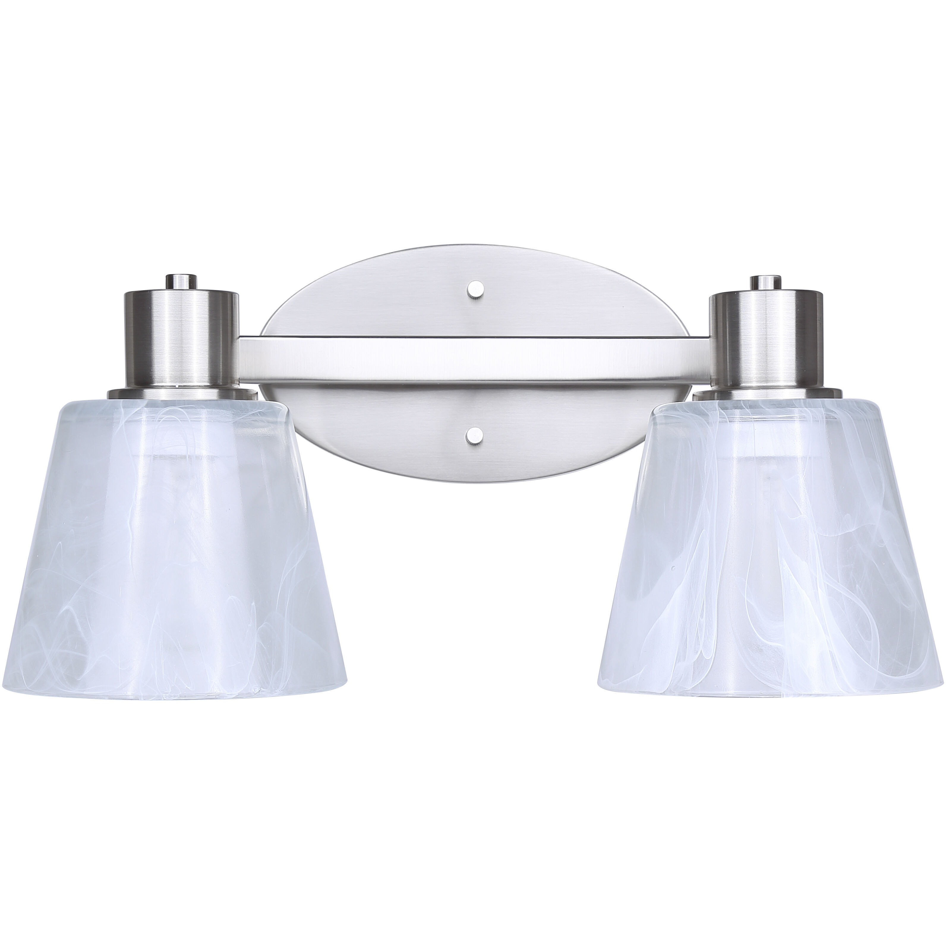 Luelle 2 Light 16 inch Brushed Nickel Vanity Light Wall Light