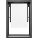 Gladwin 1 Light 10.5 inch Matte Black Exterior Wall Lantern