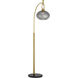 Cosmo 69 inch 100.00 watt Warm Gold Arc Floor Lamp Portable Light