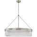 Marie Flanigan Menil LED 40 inch Polished Nickel Chandelier Ceiling Light