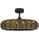 Hilo 30.5 inch Bronze Patina Ceiling Fan Light