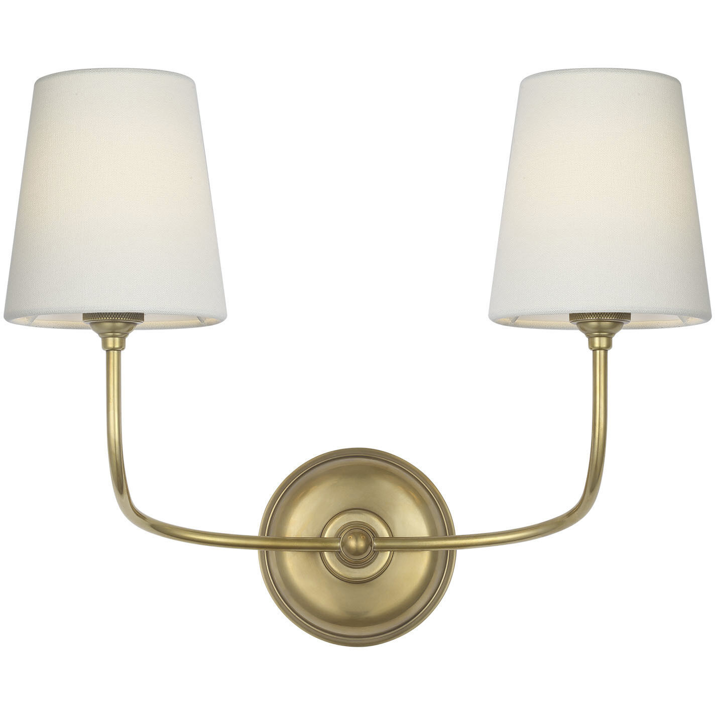 Thomas O'Brien Vendome Cordless Double Sconce Wall Light