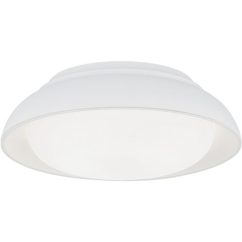 MinLav LED 15 inch Sand White Flush Mount Ceiling Light