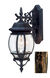 Francisco 3 Light 25 inch Black Copper Outdoor Wall Lantern
