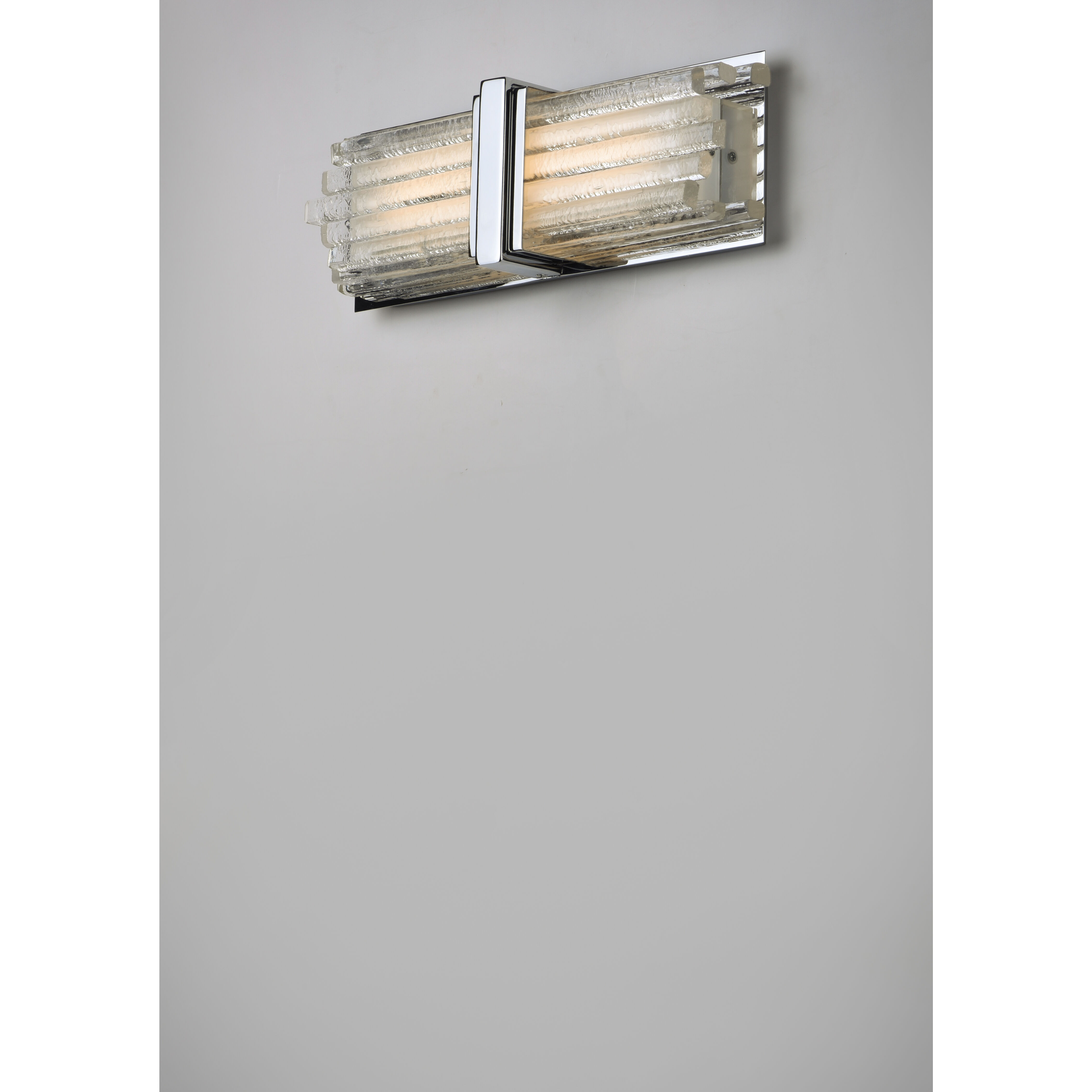 Unity LED 15 inch Polished Nickel Bath Vanity Wall Light