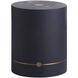 Asteria 17.5 inch Night Sky and Antique Brass Accent Table