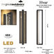 Hvar Outdoor Wall Sconce in Sand Coal, Great Outdoors