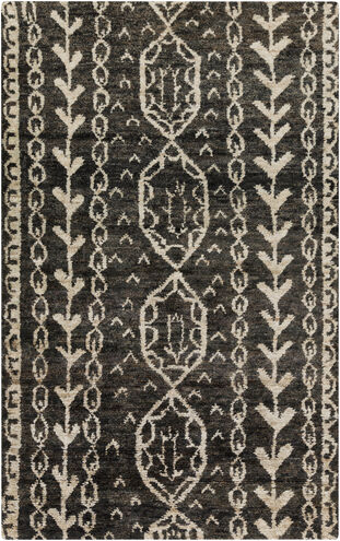 Bjorn 108 X 72 inch Black Rug in 6 X 9, Rectangle