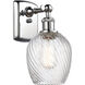 Ballston Salina LED 5 inch Polished Chrome Sconce Wall Light, Ballston