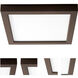 Altair LED 9 inch Oiled Bronze Flush Mount Ceiling Light