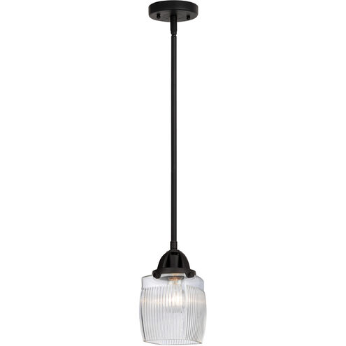 Nouveau 2 Colton LED 6 inch Matte Black Mini Pendant Ceiling Light