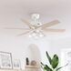 Fonthill 52 inch Fresh White with Light Oak/Fresh White Blades Ceiling Fan