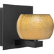 Keno 1 Light 5.5 inch Black Vanity Light Wall Light