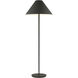 Kelly by Kelly Wearstler Contra 60 inch 60 watt Matte Charcoal Black Floor Lamp Portable Light