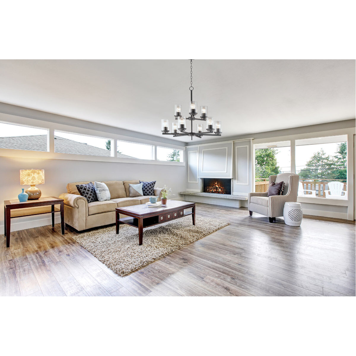 Corona 3 Light 19 inch Satin Nickel Bath Vanity Wall Light in Frosted