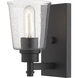 Bohin 1 Light 5 inch Matte Black Wall Sconce Wall Light