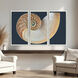 Paragon Blue and Brown and Multi and Teal Framed Art