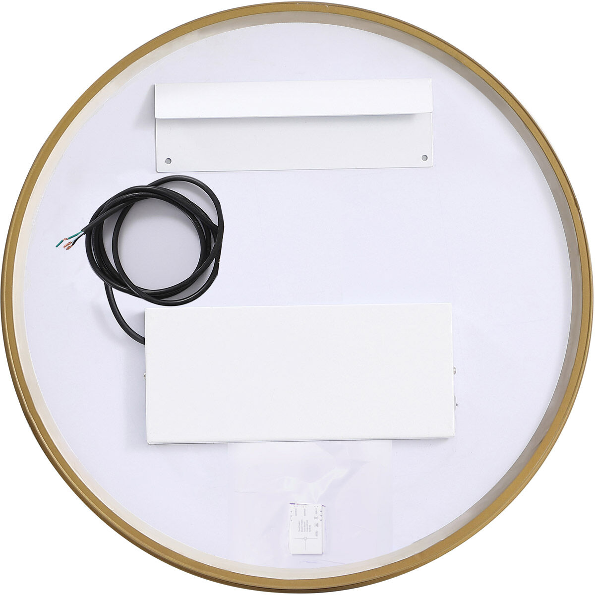 Pier 18 X 18 inch Brass LED Mirror