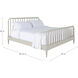 Jennifer Sesame White Bed