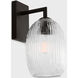 HABLE Serafina 1 Light 4.88 inch Aged Iron Sconce Wall Light