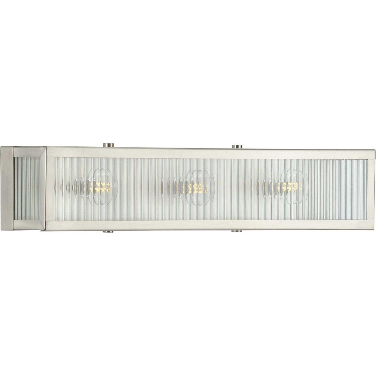 Dwyer 3 Light 22 inch Stainless Steel Bath Vanity Wall Light