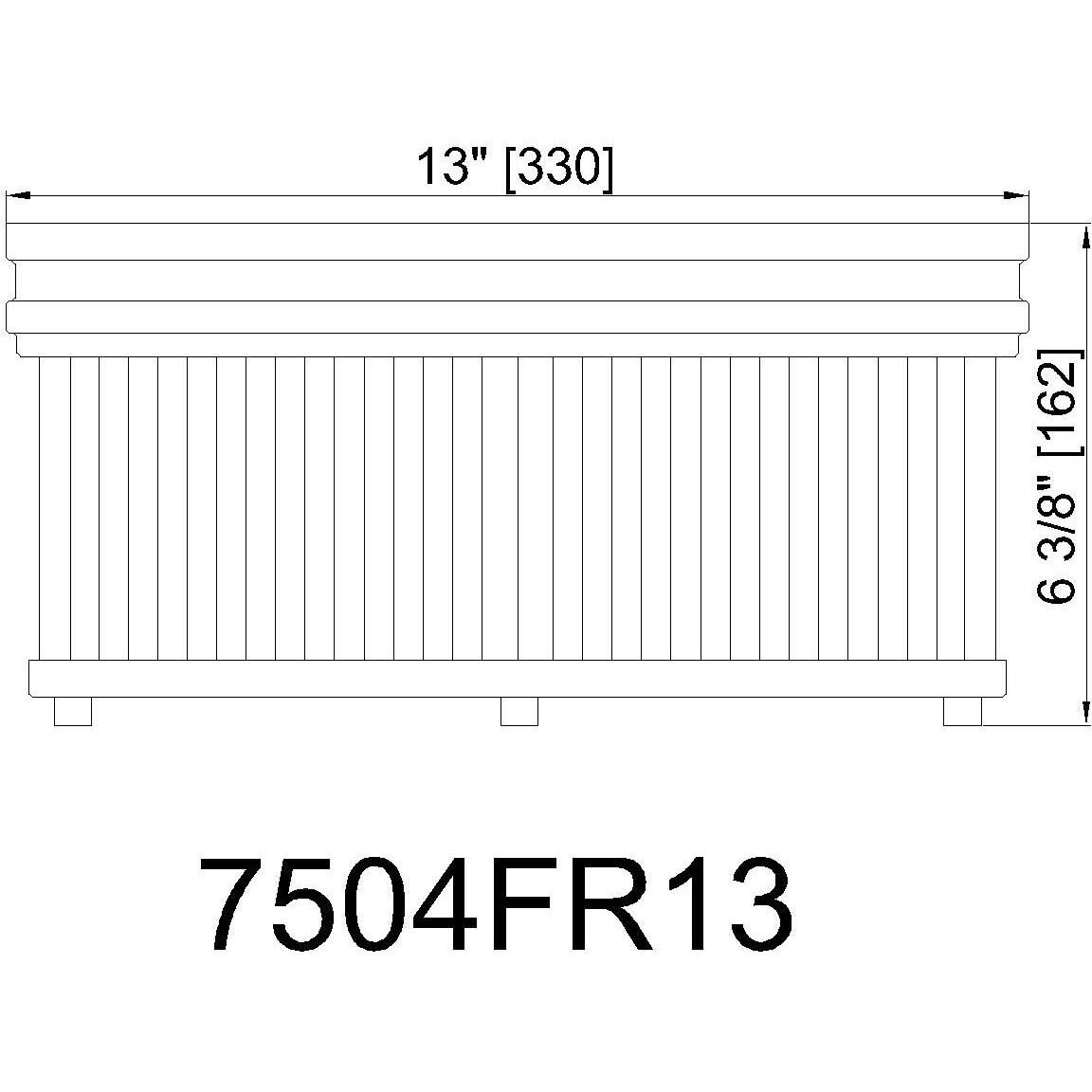 Carnaby 2 Light 13 inch Modern Gold Flush Mount Ceiling Light