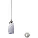 Castle 1 Light 3 inch Satin Nickel Mini Pendant Ceiling Light