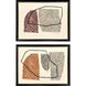 Bold Blends Multi and Black and Brown and Orange Framed Art