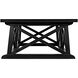 Sutton 60 X 34 inch Hand Rubbed Black Coffee Table