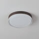 Illuminaire II LED 7 inch Bronze Flush Mount Ceiling Light