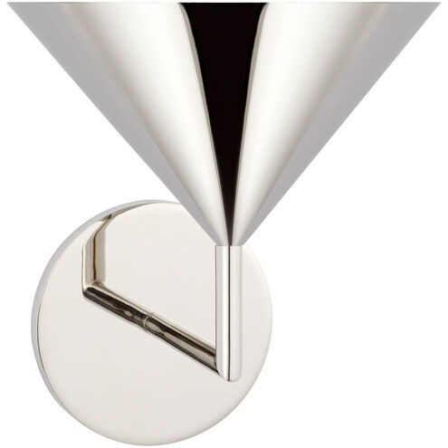 Paloma Contreras Orsay LED 7.25 inch Polished Nickel Single Sconce Wall Light, Small