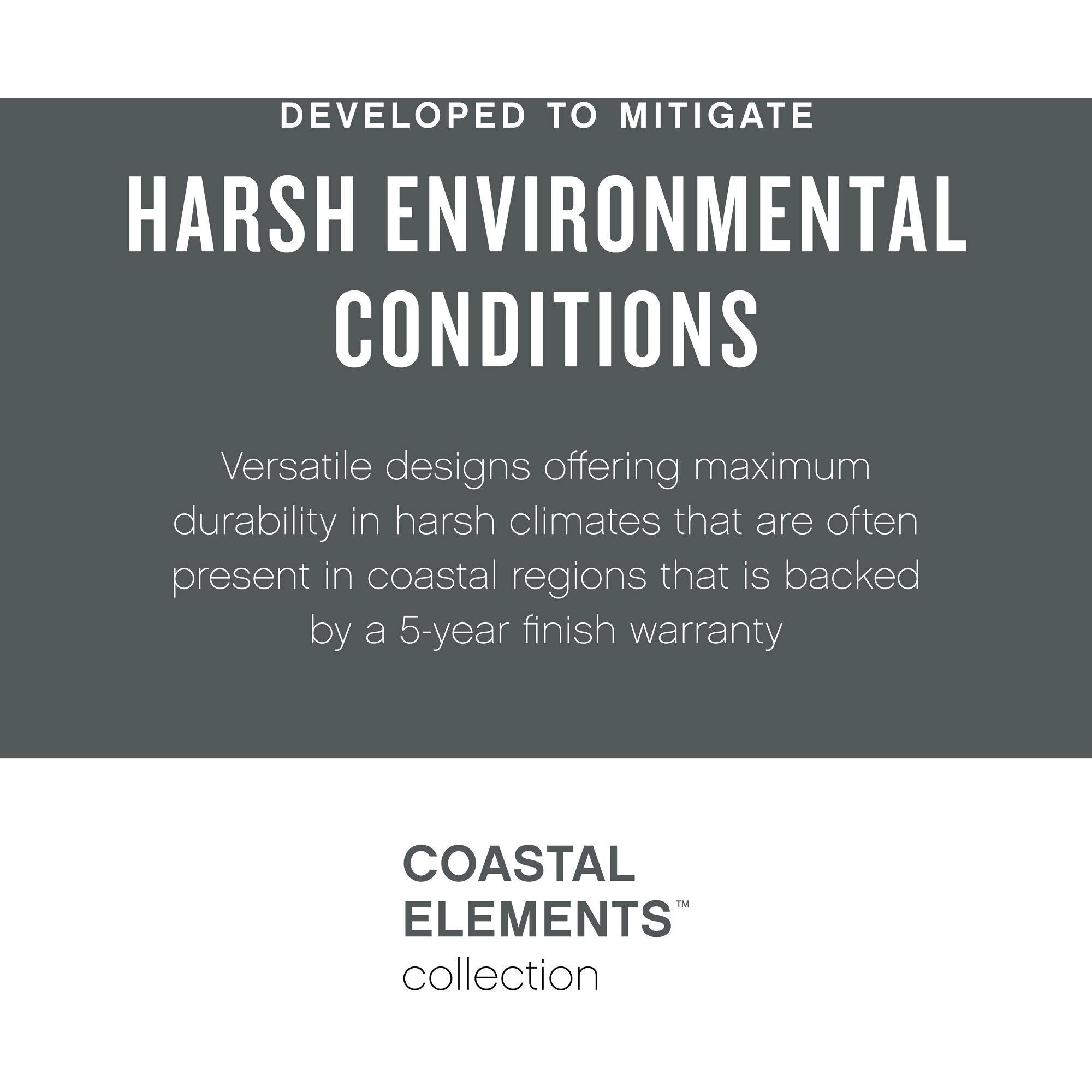 Coastal Elements Scout LED 7 inch Satin White with Stainless Steel Outdoor Wall Mount Lantern